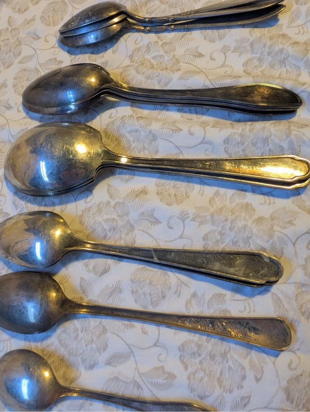 Vintage Reed & Barton etc Silverplate Spoons lot  - Assorted Sizes and Patterns